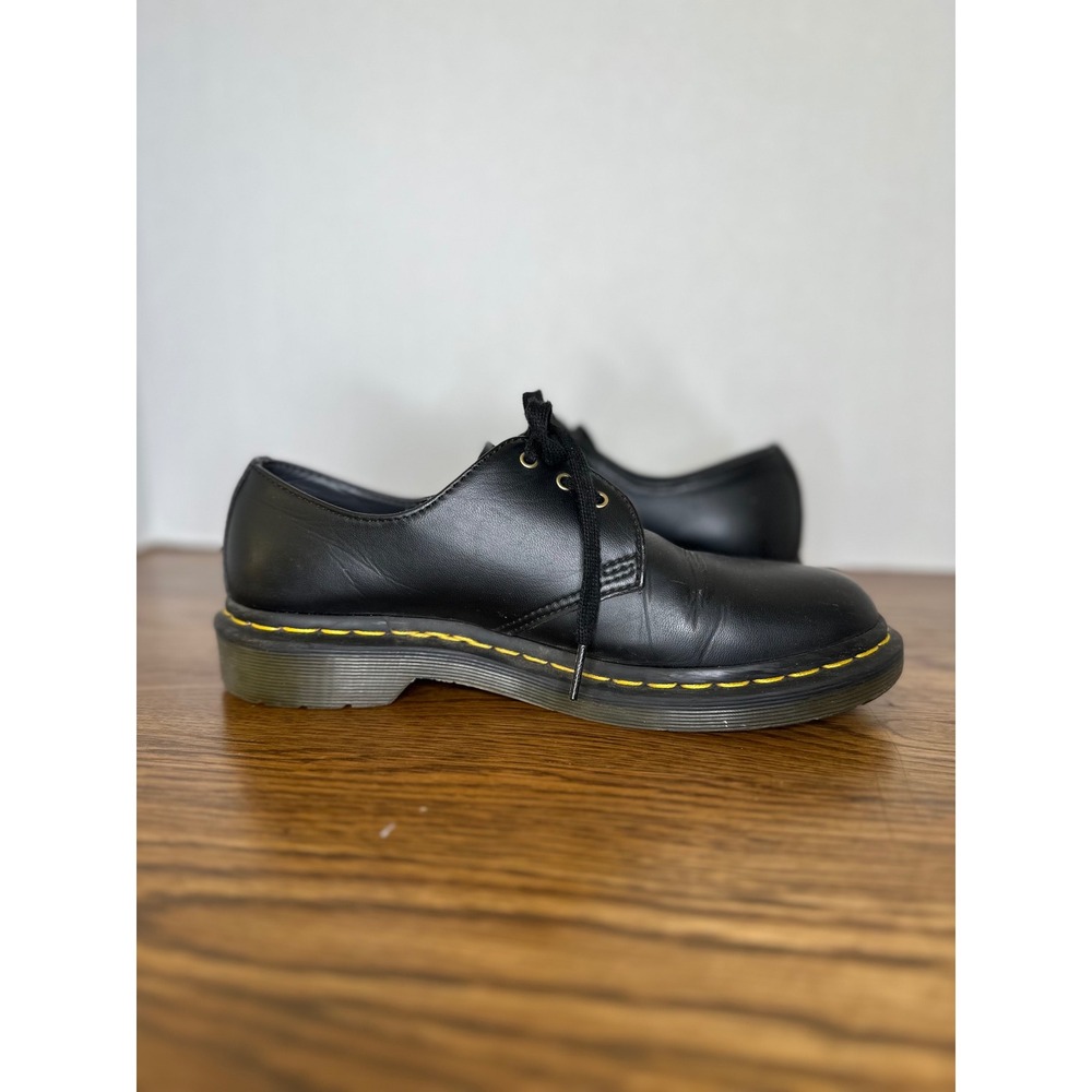 Dr. Martens 1461 Vegan Felix Oxford Shoes Black Matte Mens 7 Womens 8 14046 - Picture 6 of 10